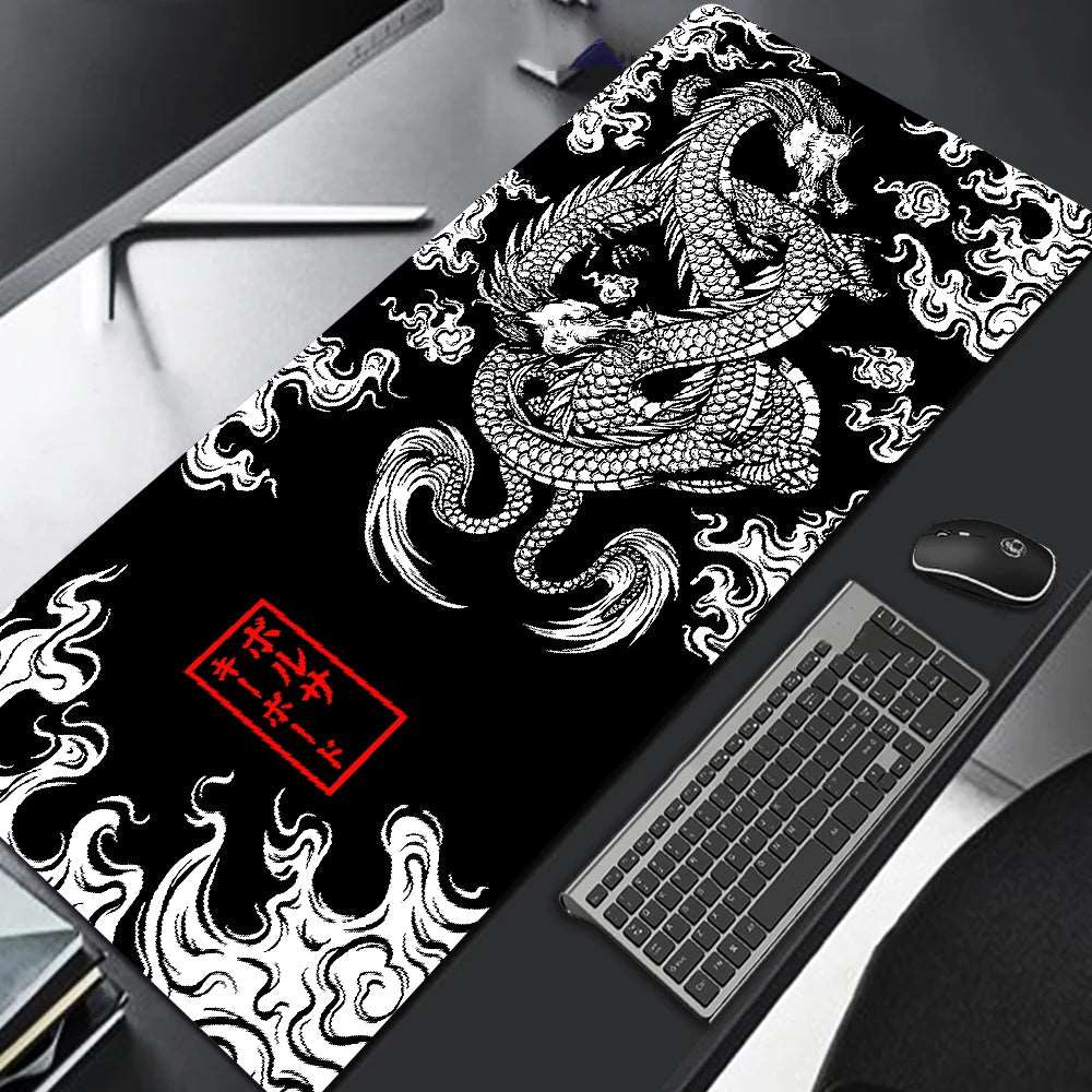 Anime-Inspired Japanese Dragon Gaming Mouse Pad Apexion Labs