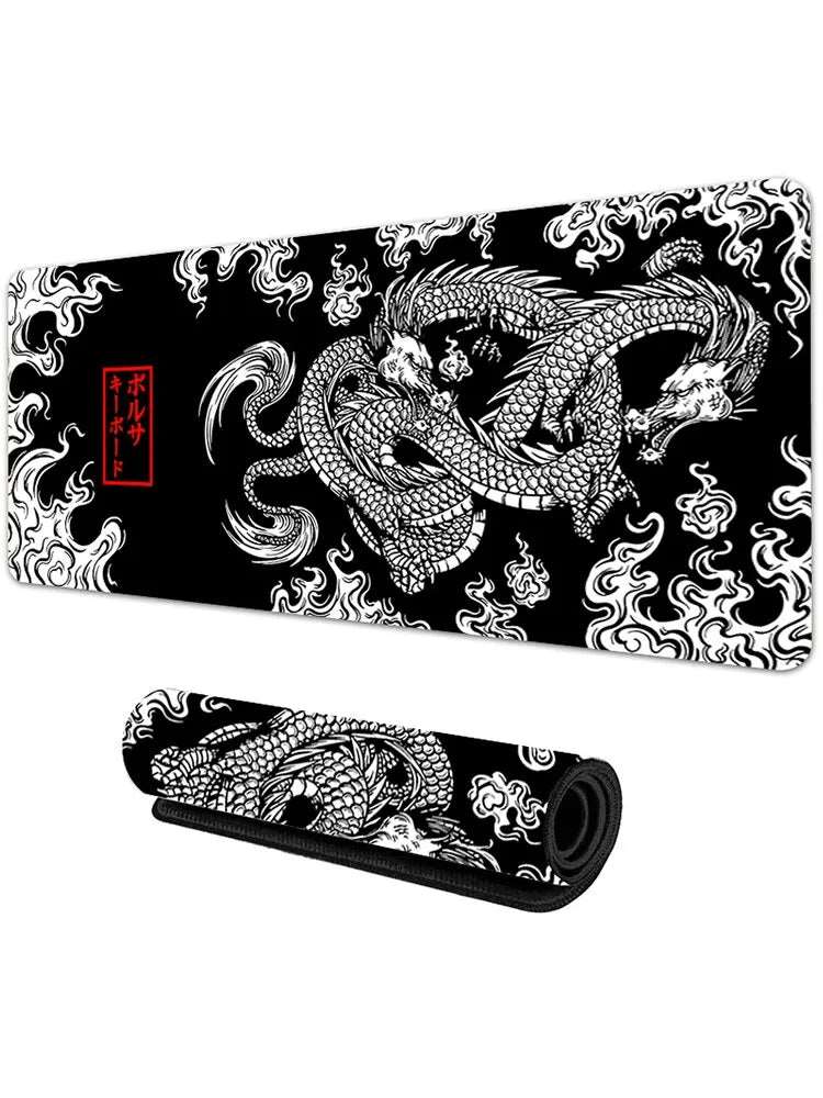 Anime-Inspired Japanese Dragon Gaming Mouse Pad Apexion Labs