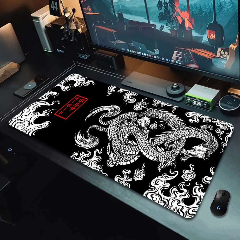 Anime-Inspired Japanese Dragon Gaming Mouse Pad Apexion Labs