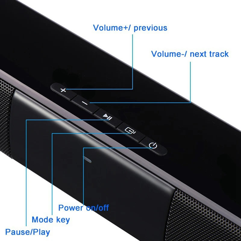 BS28B Wireless Bluetooth Soundbar Apexion Labs