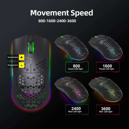 Ultralight RGB Gaming Mouse Apexion Labs