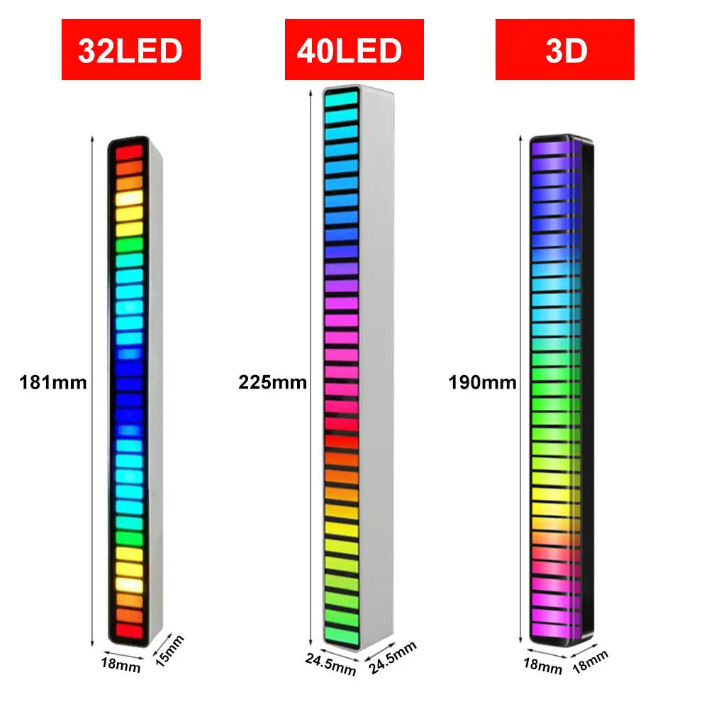 RGB Symphony Music Level Lamp Apexion Labs