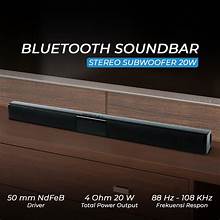 BS28B Wireless Bluetooth Soundbar Apexion Labs